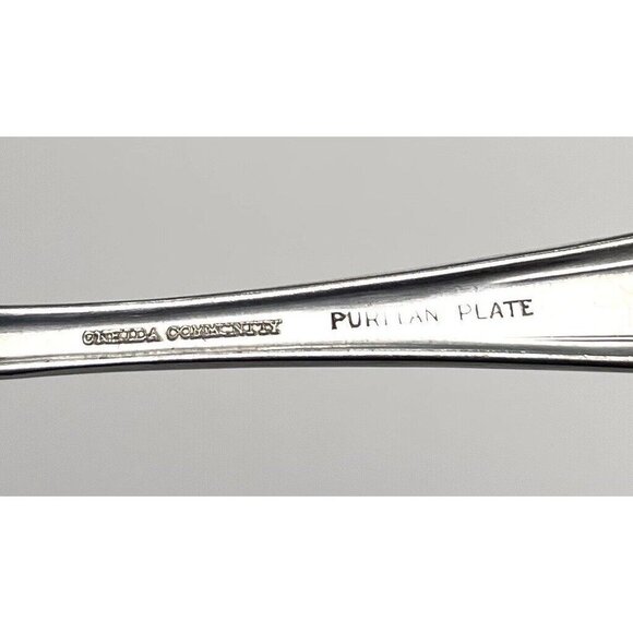 ONEIDA 6.25" Puritan Plate St Regis Silverplate SALAD FORK Flatware *READ* - Picture 4 of 4